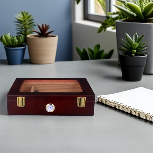 Boîte à cigares YARNOW en bois pour préserver les arômes du tabac - 5