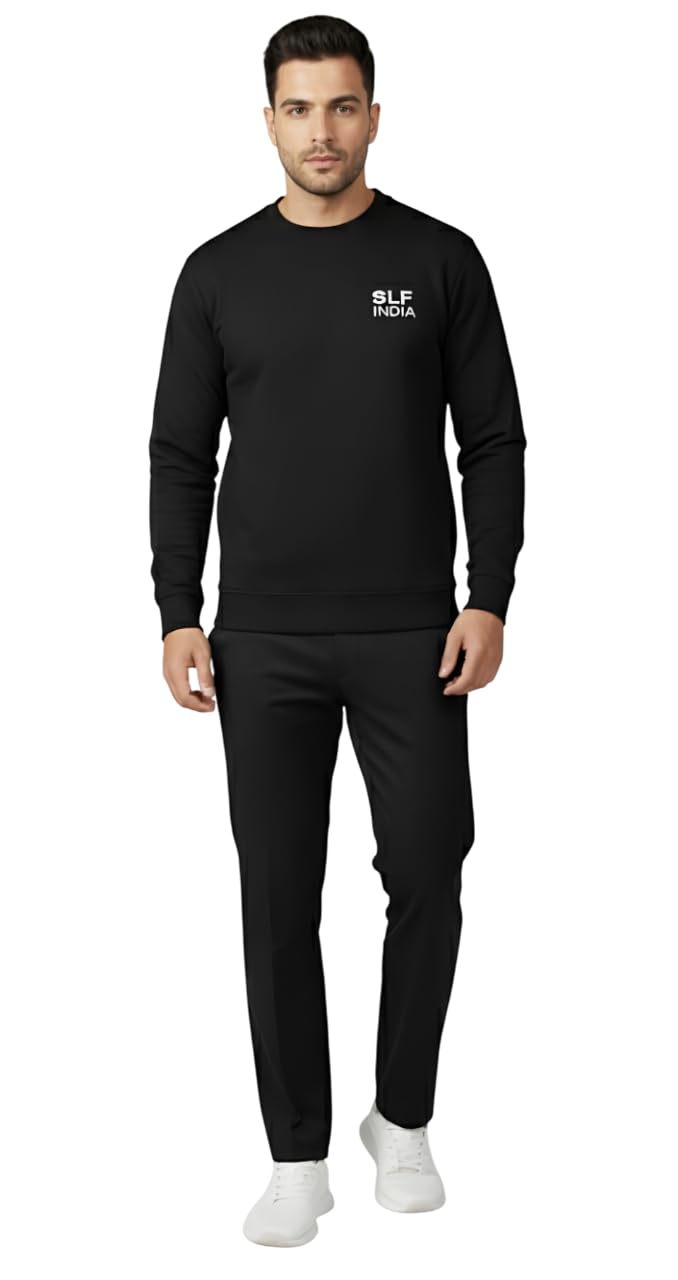 slf india Men's Casual Foma Crew Neck Full Seelves Sweatshirts for Winter || Winter Wear || (Regular Fit)-picture-33