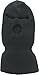 ArmyU Black 3-Hole Face Mask Acrylic, Ski Winter Cold Weather Hat Balaclava - Made in USA