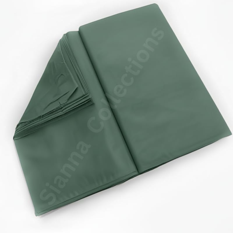 Image of Premium Plain Cotton Costume Lining Dress Fabric 34 inch Wide, Best Material - Pastel Green Color - 3 Meter Pack