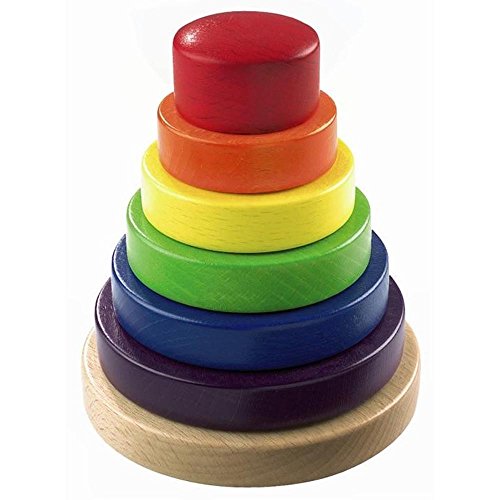 Preisvergleich Produktbild HABA 2215 - Regenbogenturm, Stapelturm