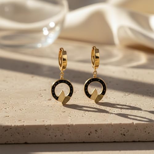 Image of Modern Dangle Earrings for Women | Chic Statement Earrings for Girls | Stylish Lightweight Fashion Jewelry for Casual, Party & Special Occasions