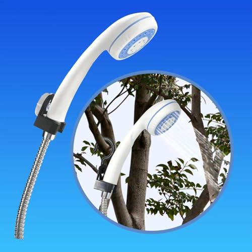 Bomba de Ducha Portátil Recargable para Camping con Batería 2000mAh, Cabezal de Ducha Eléctrico, Bomba de Agua para Cubeta, Ideal para Camping, Senderismo y Limpieza miniatura 5