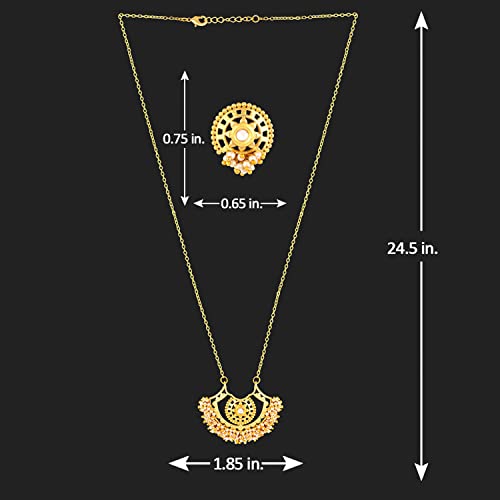 Veerangana Antique Style Necklace Set