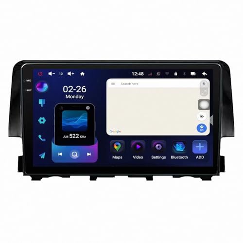 Traceur GPS Honda Civic 10 Écran Capacitif 1G+16G Solution Navigation Fluide