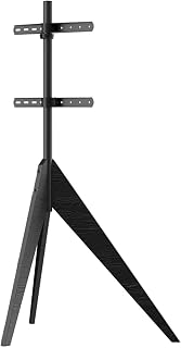 Argo Tripod - Soporte para TV (altura hasta 140 cm, rotación de 360 grados, para TV de 32 a 65 pulgadas, hasta 40 kg, máx. VESA 400 x 400 mm), color negro