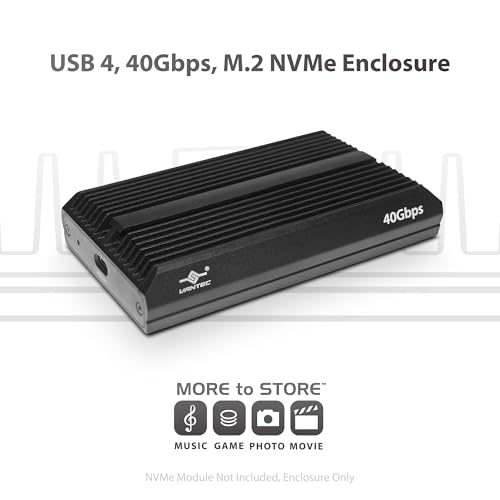 Vantec NexStar SX Enclosure USB 4 PCIe M.2 NVMe 40Gbps miniatura 2