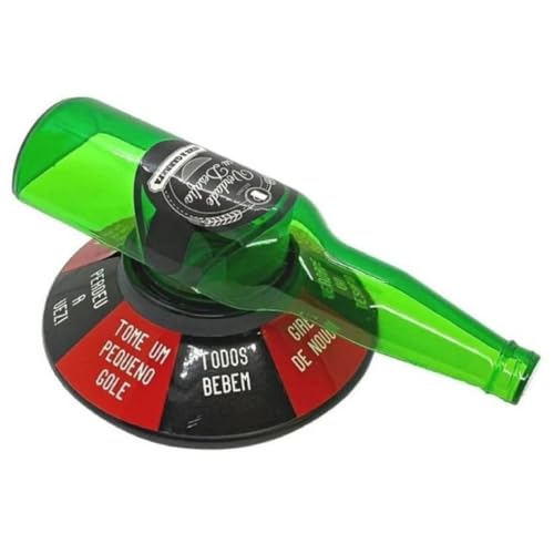 Jogo da Garrafa Verdade ou Desafio Roleta Drink 18cm