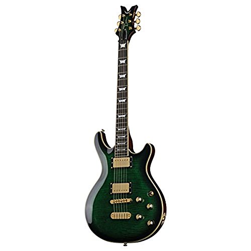 Dean Dcr Icon Tgr Dean Custom Run 15 Icon Trans Green Electric Guitar #TOP1