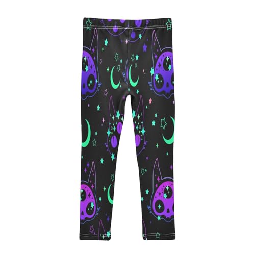 Toddler Girls Leggings Printed Yoga Pants Leggings Light Cat Head for Kids2
