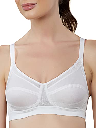 Image of Triumph International Women's Non Padded | Wireless | 20I542 Triaction Full-Coverage Sports Bra with Adjustable Straps | Pack of 1