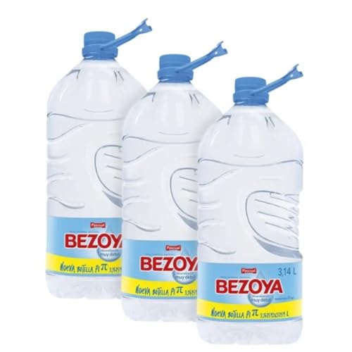 Bezoya - Agua Mineral Natural, Agua de Mineralización muy Débil - 3 Garrafas x 3,14 L