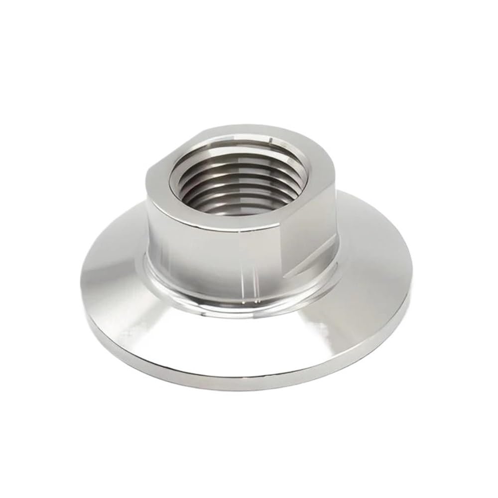 Montaje de tubería de acero inoxidable 304/316L con triple abrazadera de alta pureza