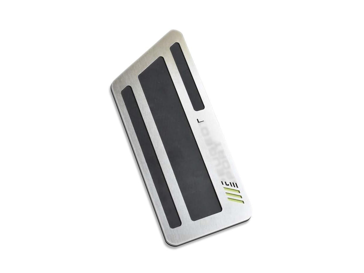 Repose-pied en acier pour Peugeot.2008 II / 208 II – 1 pièce 208 2008 2019 + accessoires repose-pieds sport inox métal brossé intérieur décorations Tuning