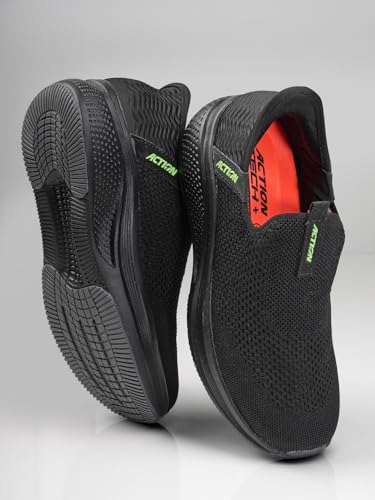 Image of Action | Athleo | WALKER-506 | Lightweight Comfortable Durable | Shoes | Slip-On | Running Shoes | for Men
