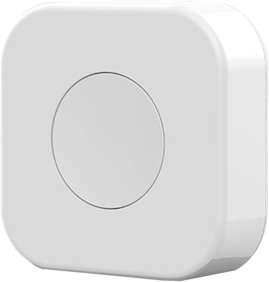 for ZigBee Wireless Button for Tuya, 50mm for Compact Switch with Single/Double/Long Press Control, Compatible with for Zigbee 3.0 for Hub