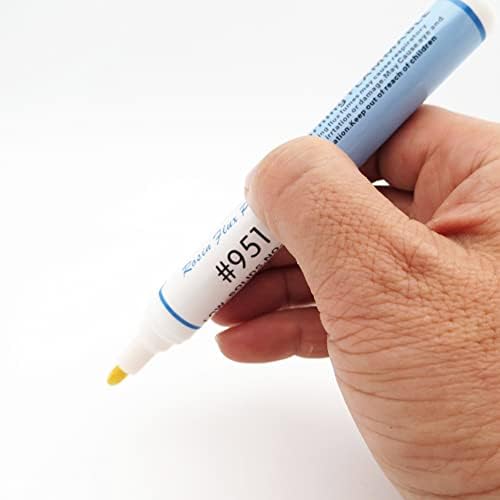 YYYSJXDS 4Pcs 10ml Soldering Rosin Flux Pen 951 Low-Solid Pen Low Solids No Clean for PCB & Solar Cells Welding Repair Electronics Tabbing