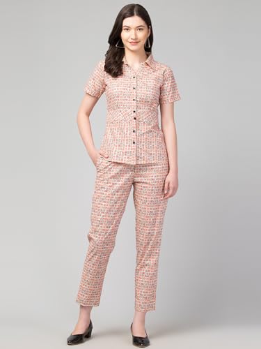 Image of ZUVINO Co Ord Set for Women Co Ord Set || Stylish Office Formal Wear || Cotton Co Ord Set for Summers.