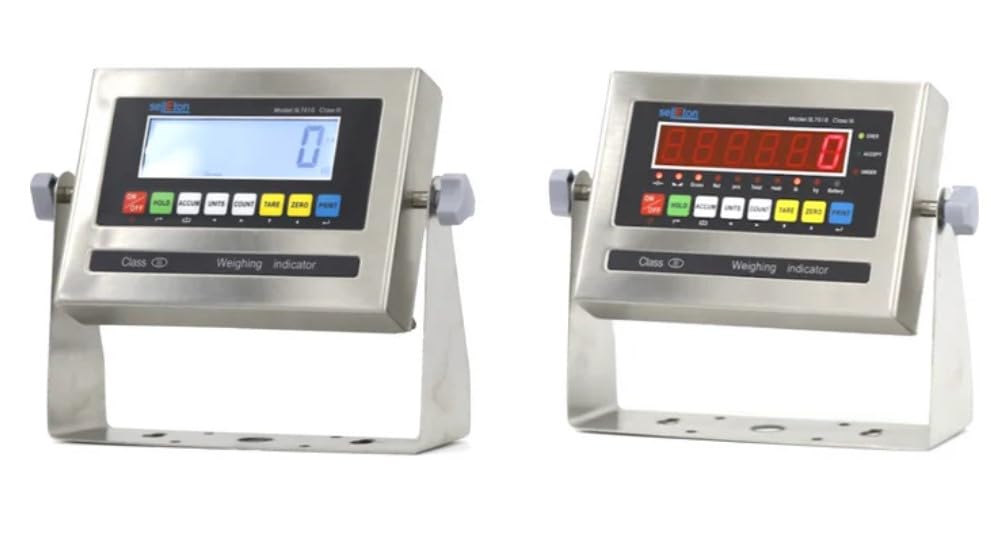 SellEton SL-700-5' x 8' (60" x 96") Industrial Heavy Duty Floor Scale & 7510-SS Display | 10,000 lbs x 1 lb