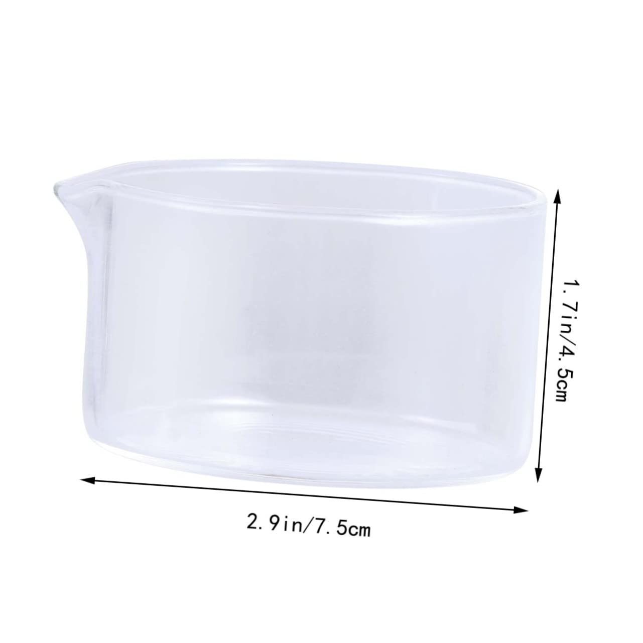 Crystallizing Accessory Glass Dish Flat Bottom Spout Reusable Containers for Glass School