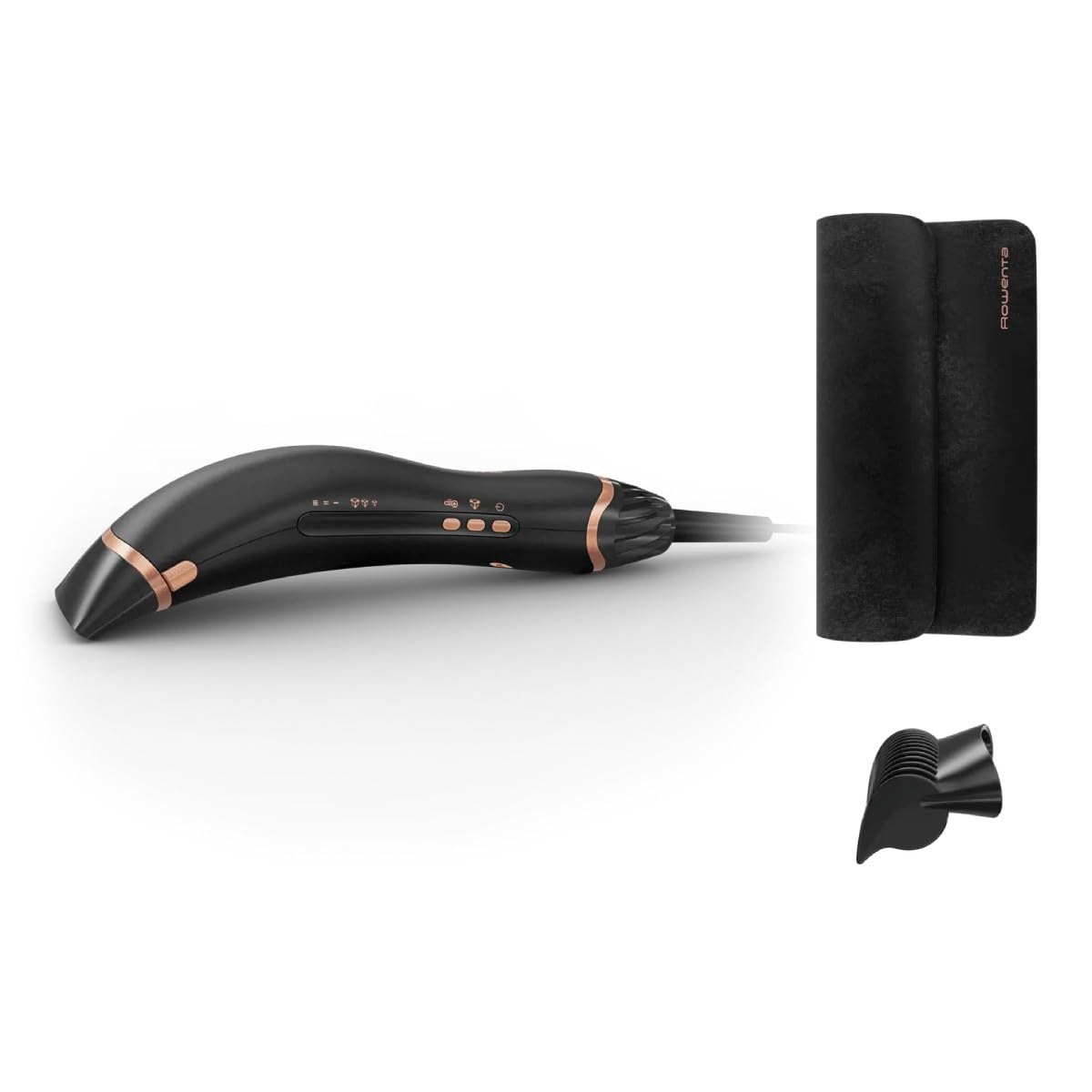 Rowenta Air Motion, suszarka do włosów, ergonomiczna i lekka konstrukcja, efekt Coandy, szybki silnik, CF8C20E0 | Idealny do stylizacji, gładki grzebień z efektem czapki, silnik o dużej prędkości, ergonomiczny i lekki design