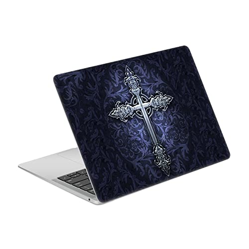 Autocollant vinyle MacBook Air 13.3 A1932 A2179 Head Case Designs motif croix gothique