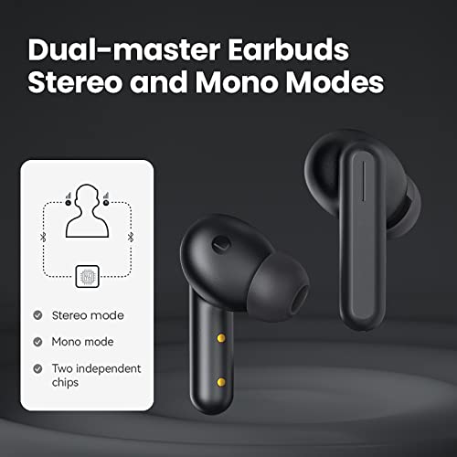 Fones de ouvido sem fio, Haylou GT7 NEO Bluetooth Fones de ouvido Bluetooth 5.2 HD Stereo Sound, AI