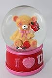 I love you Out of the blue - 711063 - Schüttelkugel, I Love You, Bär, Polyresin, 6,5cm x 4,5cm