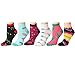 Frenchic 18 Pairs Women's Patterned Fun Design Low Cut No Show Ankle Socks