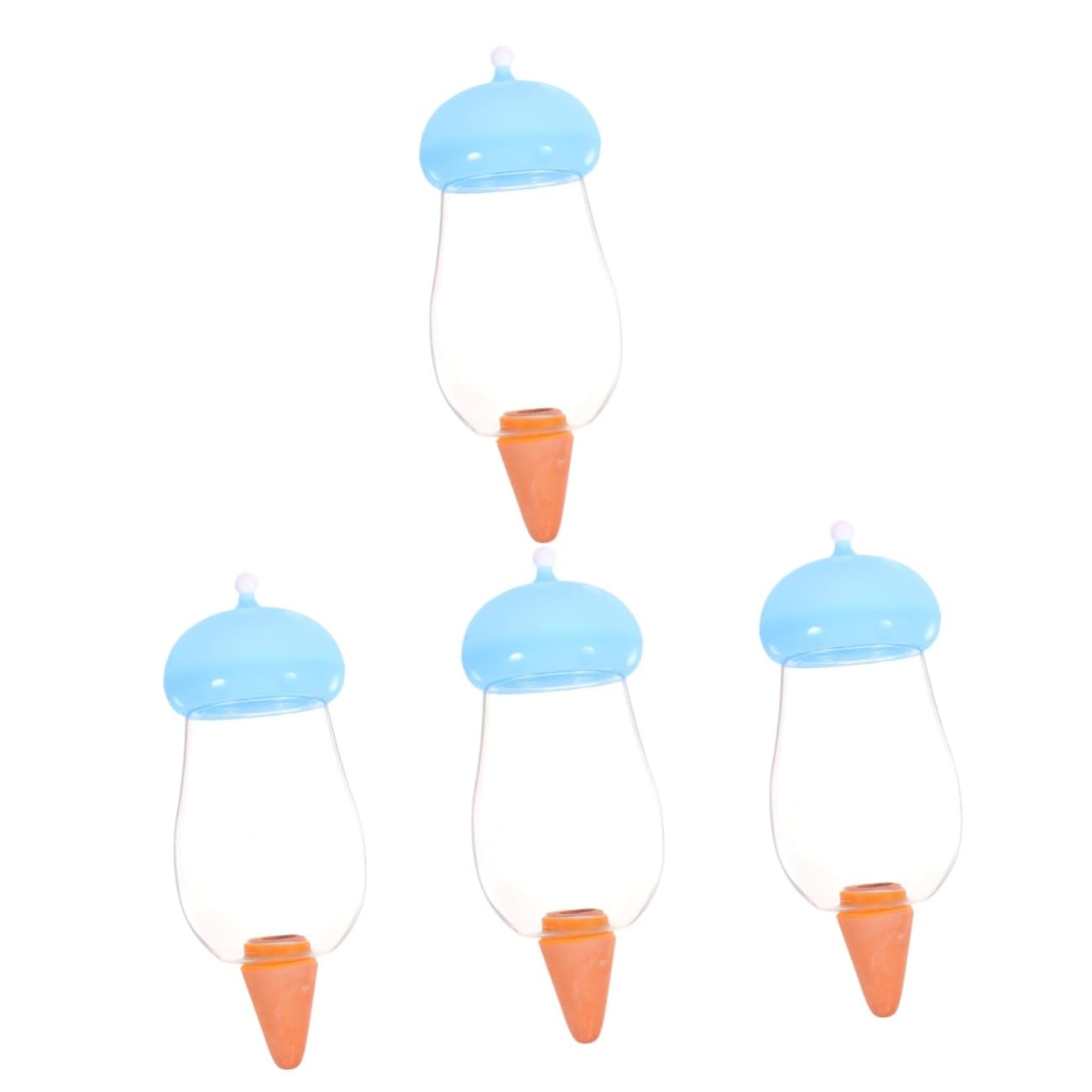 UPKOCH 4 Pezzi Dispositivo di irrigazione dei Funghi autoirrigazione pianta gocciolare in Vaso Giardinaggio Piante Che innaffiano Punte gocciolatore Automatico dell'Acqua Ceramica Blu