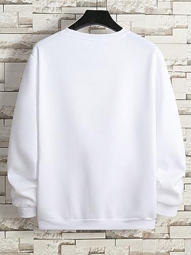 SHENHE Men's Oversized Crew Neck Graphic Letter Long Sleeve Sweatshirt Pullover Top2