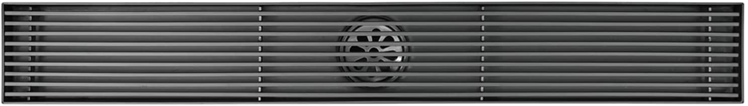 Uoxhfdh Bronze Shower Floor Drain，Linear Drain, Stainless Steel Rectangle(Bronze)