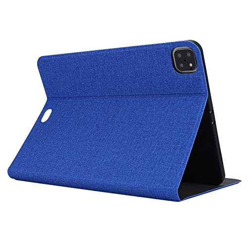 Künstliches Leder Hülle für Apple 2020 iPad Air4 / iPad 10,9 Zoll, Magnetische Schutzhülle mit Auto Schlaf/Wach Funktion, Anti-Fall,Blau Cover