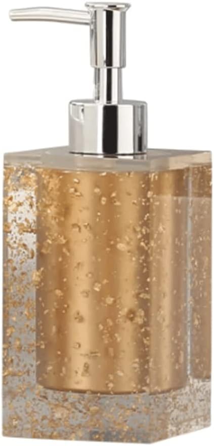 Soap Dispenser Soap Dispenser Eco-Friendly Resin Lotion Dispensers Unique Deluxe Ice Flower Lotion Bottle 500ml/16.9oz Bathroom Soap Pumps Exquisite