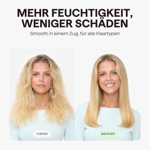 Wavytalk Dampf-Thermobürste Steamlift Pro: Volumen & haarschonendes Styling – Ansicht 4