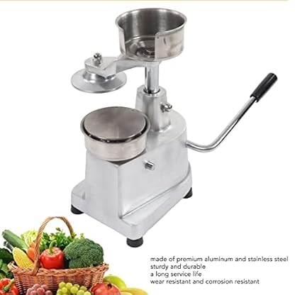 Manuelle Burger-Formmaschine, zeitsparende, effiziente Burgerpresse, Patty Maker Maschine mit fettdichtem Papier für Grill (Durchmesser 100 mm) – Bild 4
