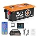VEVOR 48V 105Ah Golf Cart Lithium Battery, 48 Volt Golf Cart Battery with 200A BMS, Touch Monitor and Mobile APP, LiFePO4 Battery with 600A Peak Current, 20A Charger and 4000+ Cycles, for Golf Carts