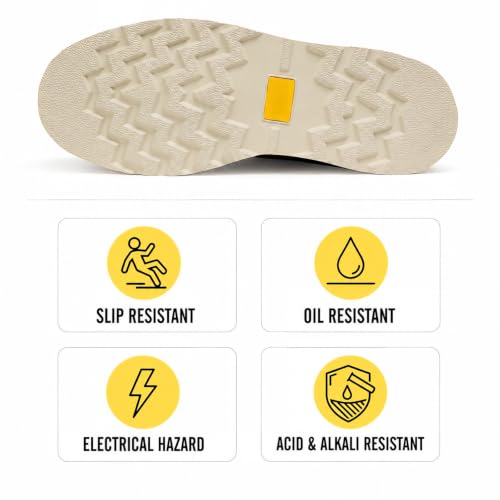 Image of Men's 6 inch Slip Resiatant Soft Toe Water Resistant Work Boots