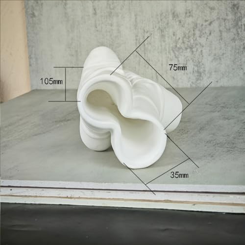Moule silicone chaussure de ballet pour création de vases artisanaux et décorations de bureau - 8