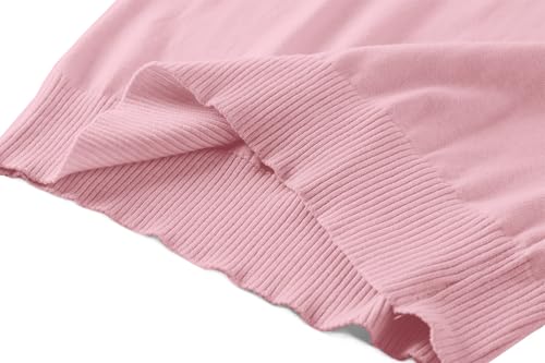 Image of DAIMIDY Womens Cotton Modal Short Sleeve Sweaters Summer Knit Tops | Breathable,Soft,Smooth Feel and Excellent Drape.Fit in Summer,Spring and Fall.