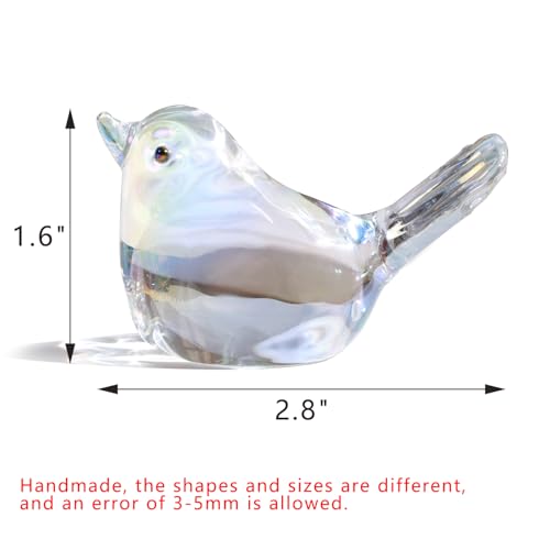 Oiseaux en verre soufflé H&D déco de table et Noël - 6