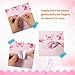 60 Pack Pink Holographic Glitter Butterfly Sticker Set Glitter Shiny Flower Stickers Large Size Flower Stickers Waterproof Decorative Decal for Scrapbooking Journal Planner Bottle Laptop Art Crafts