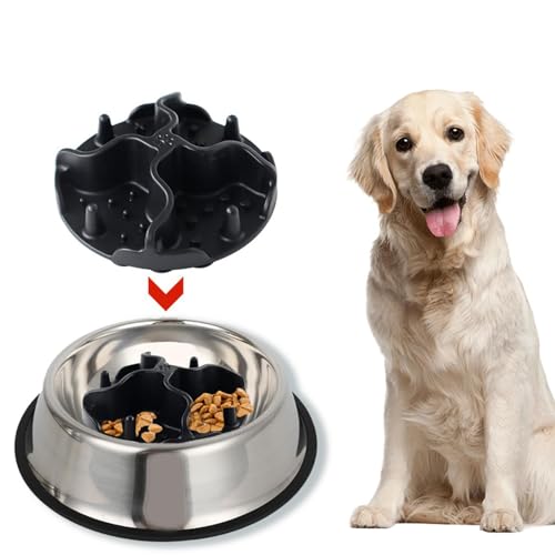 Leckmatte für Haustiere, Leckmatte für Hunde – Licky Slow Food Hundekissen mit Saugnapf – Langsame Futtermatte für glücklichen Spaß, Matte