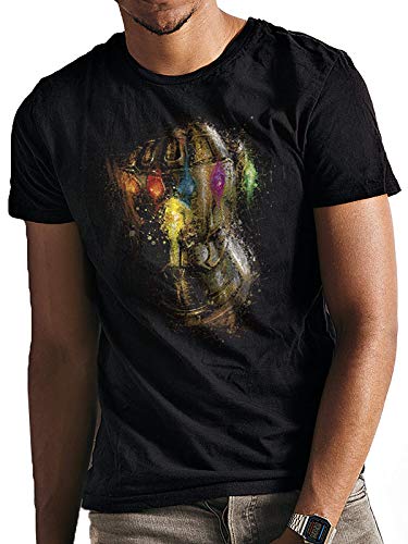 Preisvergleich Produktbild T-Shirt (Unisex-M) Gauntlet Splatter (Black)