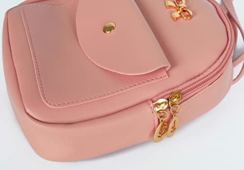 Image of NUWA Mini Backpack Purse for Women Small Backpack for Teen Girl Gifts Trendy Stuff Cell Phone Purse Crossbody Wallet Lightweight Pouch Bag (Pink4)