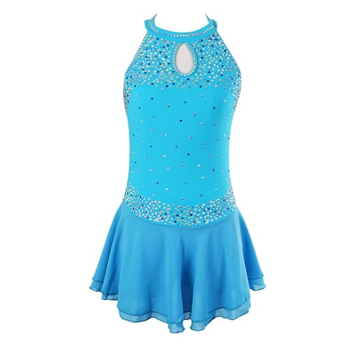 Vestido Feminino Sem Mangas Para Patinação Artística No Gelo, Performance De Competição Para Adultos
