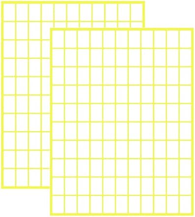 Matte White Labels Stickers, 13x19mm, 30 Sheet 3300PCS Small Self Adhesive Stickers Labels for File Folder Labels Price Label Color Code Labels Distinguish Labels