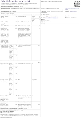 Lave linge hublot 5i WF5I1045BWQ - vue 4