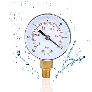 143 Vakuummeter 1/8 BSPT Unterdruckmanometer
