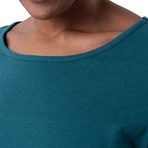 Image of Fruit of the Loom Women's Sueded Jersey Crew Top and Fleece Pant Sleep Set